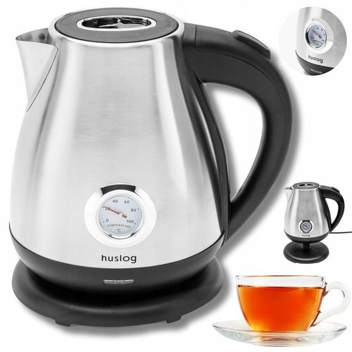 CZAJNIK ELEKTRYCZNY BEZPRZEWODOWY 2200W MOCNY 1,7L SREBRNY RETRO Huslog na Arena.pl