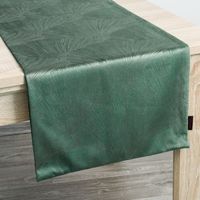 OBRUS BIEŻNIK WELUROWY VELVET 40 X 140 CM ZIELONY