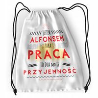Plecak Dla Alfonsa Sportowy Szkolny Worek Torba Z Nadrukiem Ze Zdjęciem