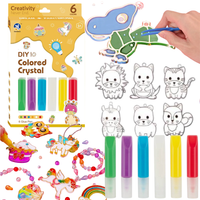 Zestaw Artystyczny Kreatywny Do Malowania Szablony Wzory Zawieszki Nauka