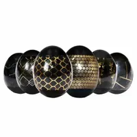 Zestaw do pisanek Glamour barwnik i owijki termokurczliwe, 6 szt.