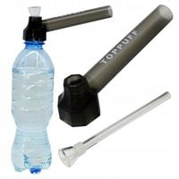 Fajka Wodna Lufka Szklana Bongo Turystyczne Nakładka Na Butelkę