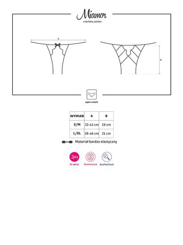 otwarte rozcięte erotyczne sex figi obsessive l/xl na Arena.pl