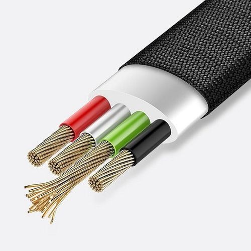 Kabel pleciony U-Light USB-C 1,2m czarny na Arena.pl