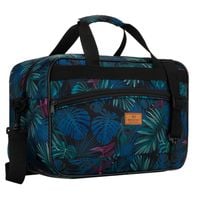 torba podróżna wyposażona w dopinany pasek i zewnętrzną kieszeń zapinaną