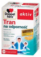 Doppelherz aktiv Tran na odporność, 120 tabletek