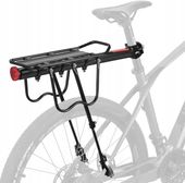 BAGAŻNIK ROWEROWY TYLNY ALUMINIUM DO SZTYCY UNIWERSALNY 50KG
