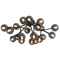 Nasufitowa lampa Dallas MOD545CL-20B balls przydymione