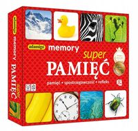 GRA MEMORY MEMO SUPER PAMIĘĆ gra pamięciowa dla dzieci +5 lat