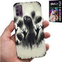 ETUI DO MOTOROLA MOTO G10 POWER - ŻYWE TRUPY THE WALKING DEAD ZOMBI +SZKŁO