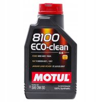 MOTUL OLEJ SILNIKOWY 8100 ECO CLEAN SYNTETYCZNY LEPKOŚĆ 0W-30 1l