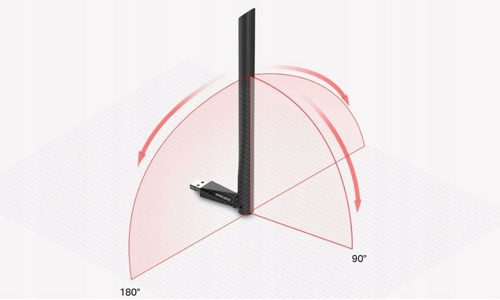 Karta sieciowa WIFI USB TP-LINK Adapter AC650 + ANTENA 5GHz Zewnetrzna DUAL zdjęcie 10