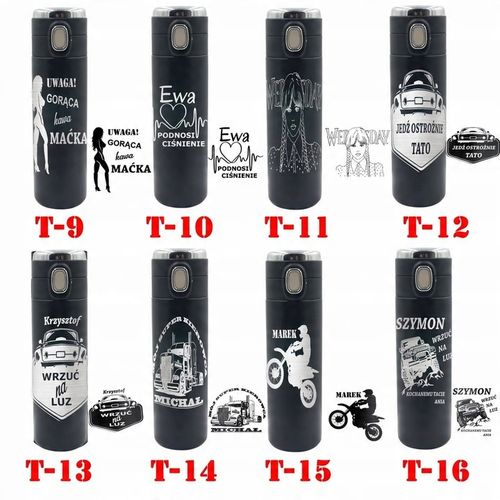 TERMOS KUBEK TERMICZNY na PREZENT dla NIEGO Taty Faceta Brata Wyświetlacz na Arena.pl