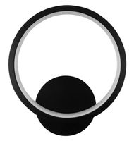 Kinkiet lampa wisząca LED okrąg metalowa AT76-1KL-Black