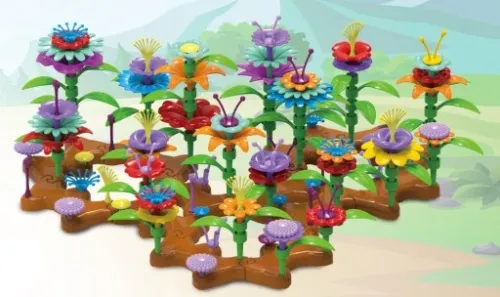 OGRÓD KREATYWNY KWIATY UKŁADANKA KLOCKI 148 SZT. na Arena.pl