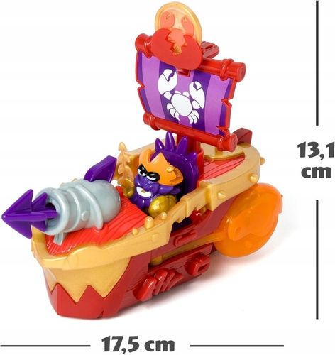 PIRATIX statek piracki Sea Crusher figurka Captain Lobster Golden Treasure na Arena.pl