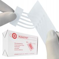 RUDASTRIP Paski do zamykania ran Nobamed 3 x 75mm 350 szt. - 50 blistrów