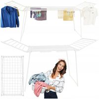 SUSZARKA NA PRANIE UBRANIA BIELIZNĘ TELESKOPOWA ROZSUWANA SKŁADANA STOJĄCA