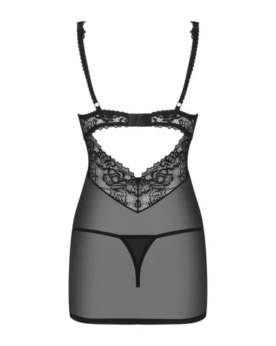 obsessive sukienka koronkowa l/xl multistretch rożowa+stringi na Arena.pl