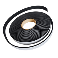 TAŚMA E3135 4mm/20mm/10m PIANKA EPDM - SPIENIONA GUMA ,1-STR LEPNA, CZARNA