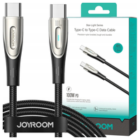 kabel joyroom star-light series sa27-cc5 usb-c / usb-c 100w 1.2m - czarny