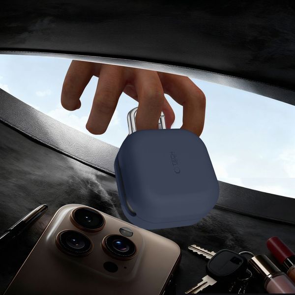 tech-protect silicone hook samsung galaxy buds 4 / 4 pro black zdjęcie 5
