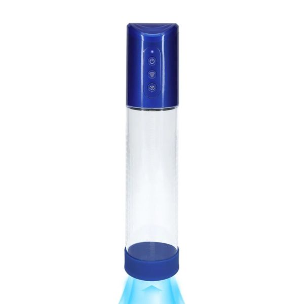 Hyperpump - Rechargeable Penis Pump - Metallic Blue zdjęcie 1