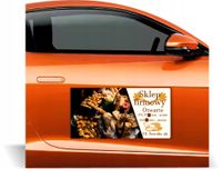 Magnes na samochód reklama magnetyczna 60x30cm PIEKARNIA sklep firmowy