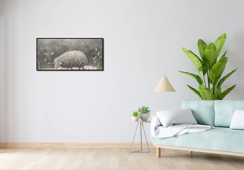 Plakat 91,3x44,5cm Bujna Owca na Arena.pl