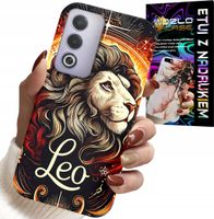 ETUI DO OPPO A80 5G - LEW, ZNAK ZODIAKU ASTRONOMIA, CASE + FOLIA