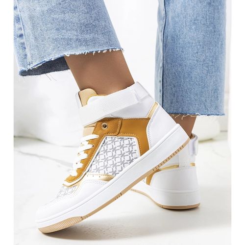 Białe sneakersy za kostkę r.40 na Arena.pl