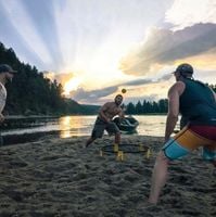 ZESTAW SIATKÓWKA SPIKEBALL DO GRY PREZENT NA DZIEŃ DZIECKA-IDEALNY NA PLAŻĘ