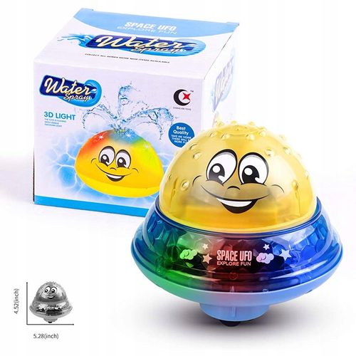 Ośmiorniczka UFO Fontanna LED Zabawka do Kąpieli na Arena.pl