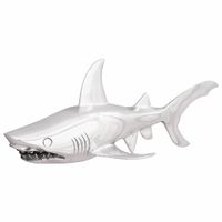 Rzeźba Srebrny 68 x 20 x 24 cm Aluminium