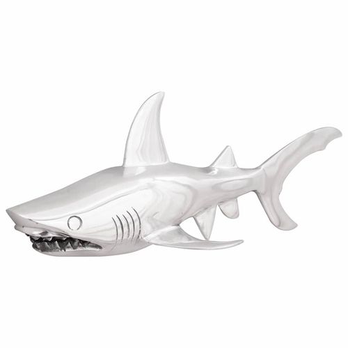 Rzeźba Srebrny 68 x 20 x 24 cm Aluminium na Arena.pl