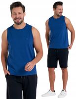 PODKOSZULKA KOSZULKA MĘSKA GŁADKA GRANATOWA 100% BAWEŁNA KLASYCZNA MORAJ XL