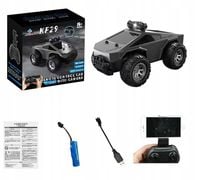 Auto Zdalnie Sterowane Z Kamerą Czarne Truck Off Road Aplikacja Na Telefon