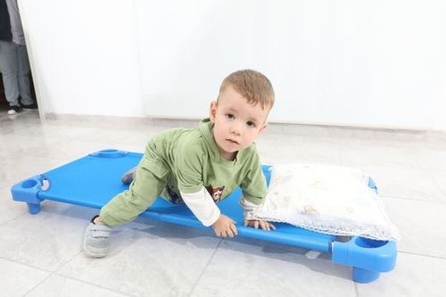 leżak dla dzieci King - zielony na Arena.pl