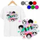 KOSZULKA DZIECIĘCA T-SHIRT Z NADRUKIEM - KPOP BTS ARMY PREZENT - XXXS 86-92