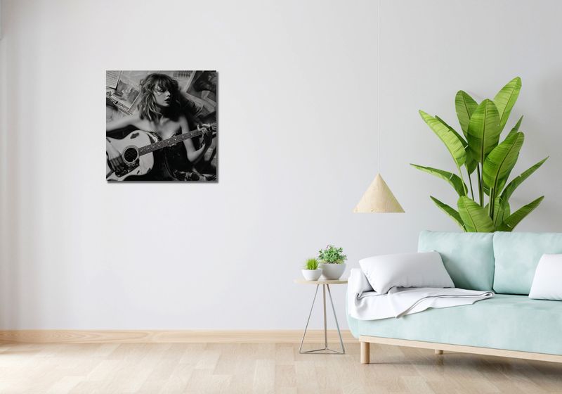 Obraz 60x60cm Młoda Gitarzystka zdjęcie 2