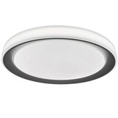 Okrągła lampa sufitowa Everest LED 40W 2700-6500K z pilotem srebrna