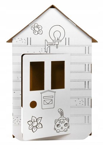 Domek XXL z autem kolorowanka 3D dla dzieci na Arena.pl