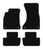 Dywaniki welurowe czarne Audi A4 B8 2007-2015 BASIC