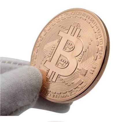 BITCOIN BTC W KAPSLU-MONETA KOLEKCJONERSKA zdjęcie 3