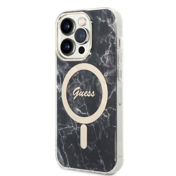 Etui Guess do iPhone 14 Pro Max, Czarny, MagSafe zdjęcie 2