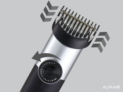 Maszynka Do Strzyżenia Włosów, Brody i Ciała 5W1 Trymer + Golarka Alpha na Arena.pl