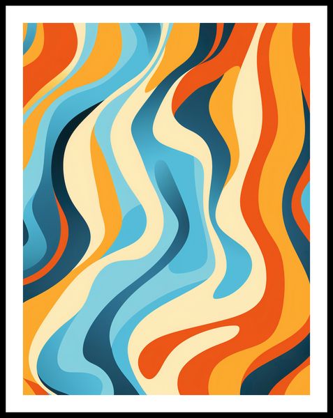 Plakat 50x65cm Tańczące Fale zdjęcie 3