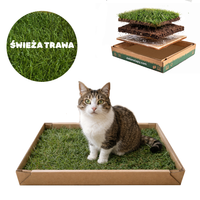 Kuweta dla kota z naturalnej trawy 50x25 cm toaleta ekologiczna
