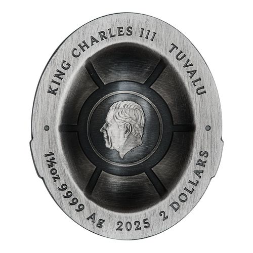 Tuvalu: Teenage Mutant Ninja Turtles - Domed Shell kolorowany 1.5 uncji Srebra 2024 Antiqued Coin na Arena.pl