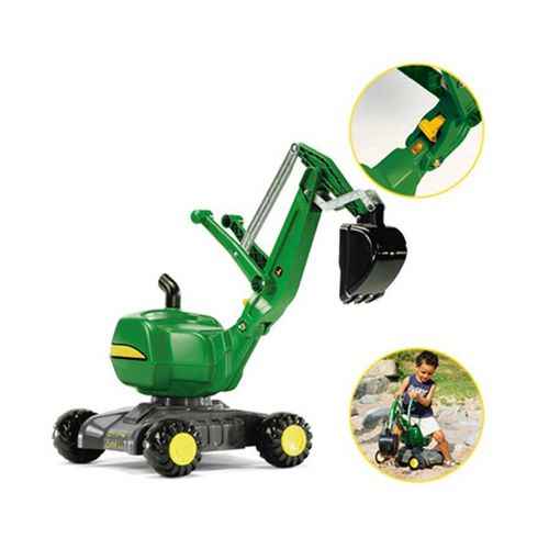 Rolly Toys RollyDigger John Deere Koparka samobieżna Jeździk - Zielony na Arena.pl